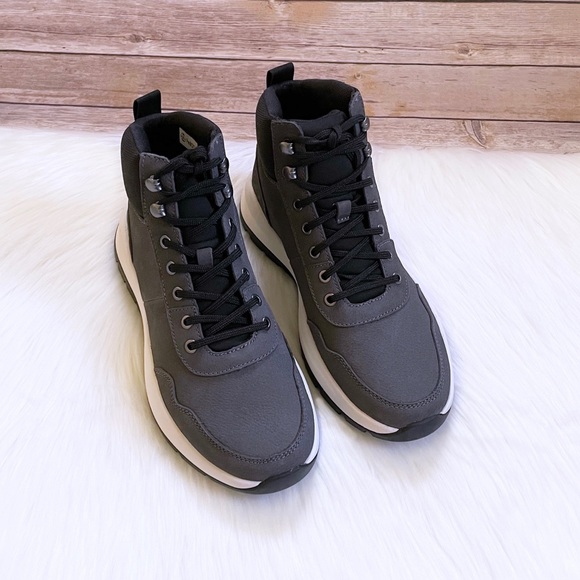 Timberland Men’s Boroughs Project Sneaker Boots In Medium Grey - Picture 2 of 7